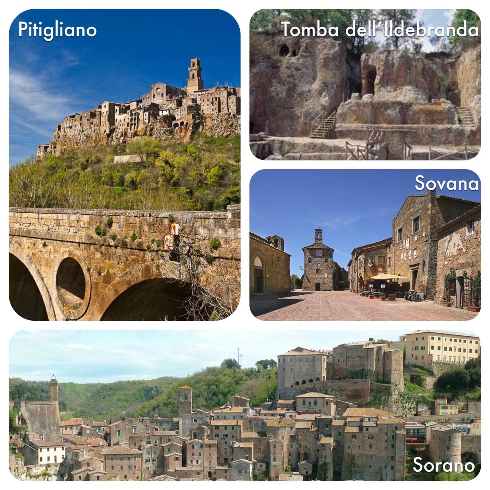 Willa Pian De' Somari Pitigliano Zewnętrze zdjęcie